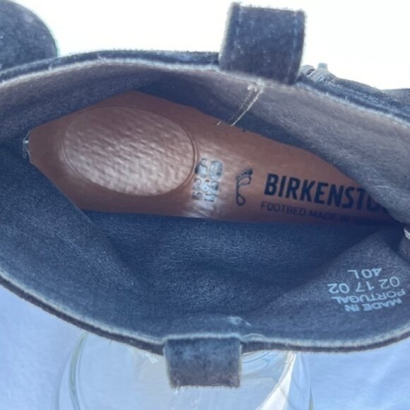 Birkenstock Sarnia Waxed Suede Boot, black, Size 40 EU (9-9.5US) - Picture 7 of 7